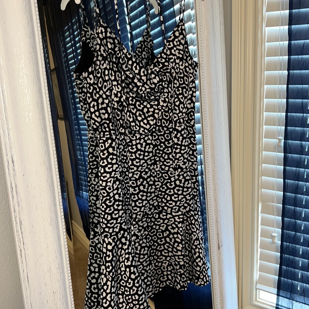 Willow black & white cheetah dress!